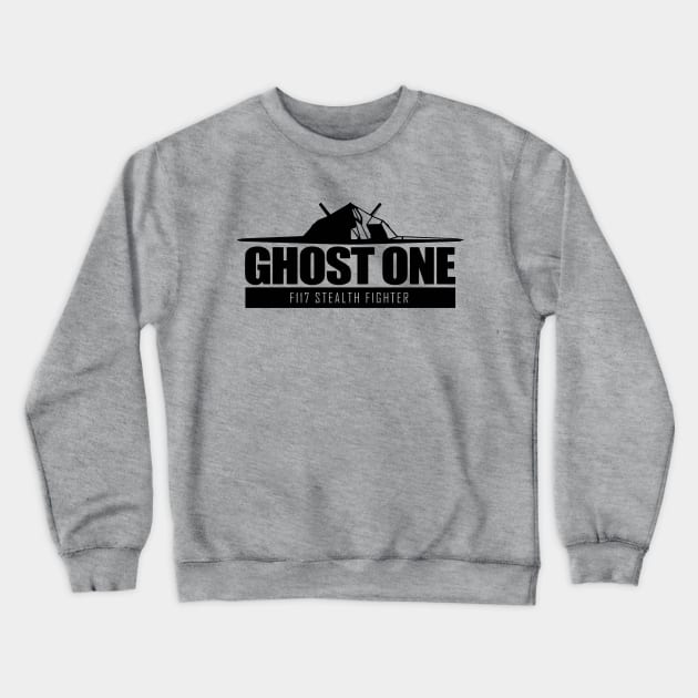 F-117 Stealth Fighter - Ghost One Crewneck Sweatshirt by TCP